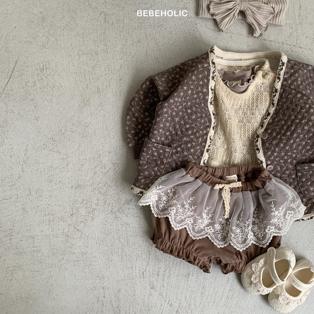 [bebeholic] cheese lace bloomer