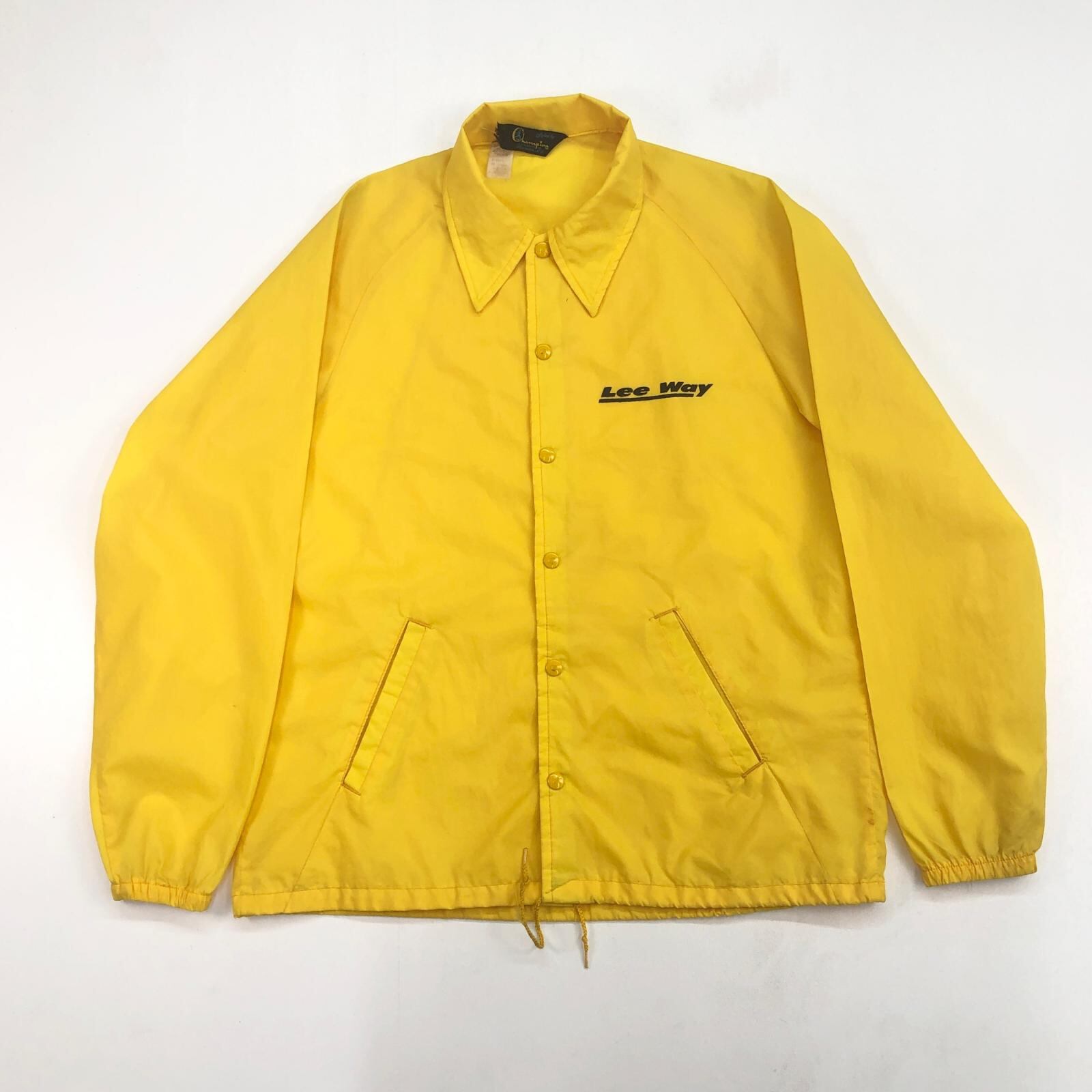 CHAMPION ランタグ コーチジャケット イエロー | 古着屋 EAGLEBASE