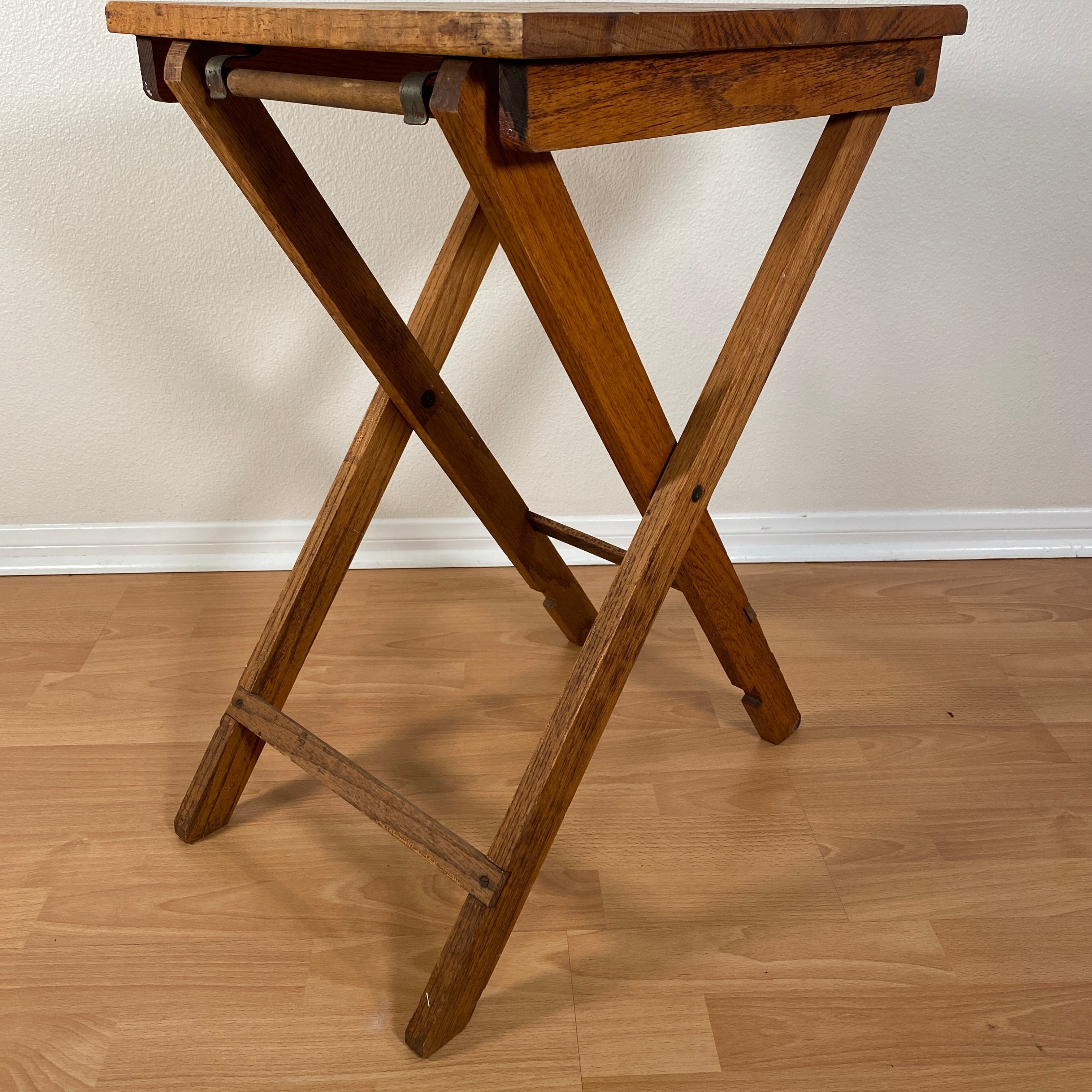 463 アメリカ ビンテージ フォールディングテーブル 折りたたみ サイド
