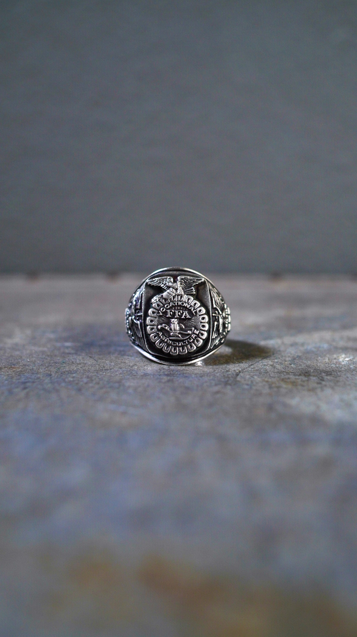 1960s】U.S. VINTAGE BALFOUR バルフォア FFA リング 《シルバー925 