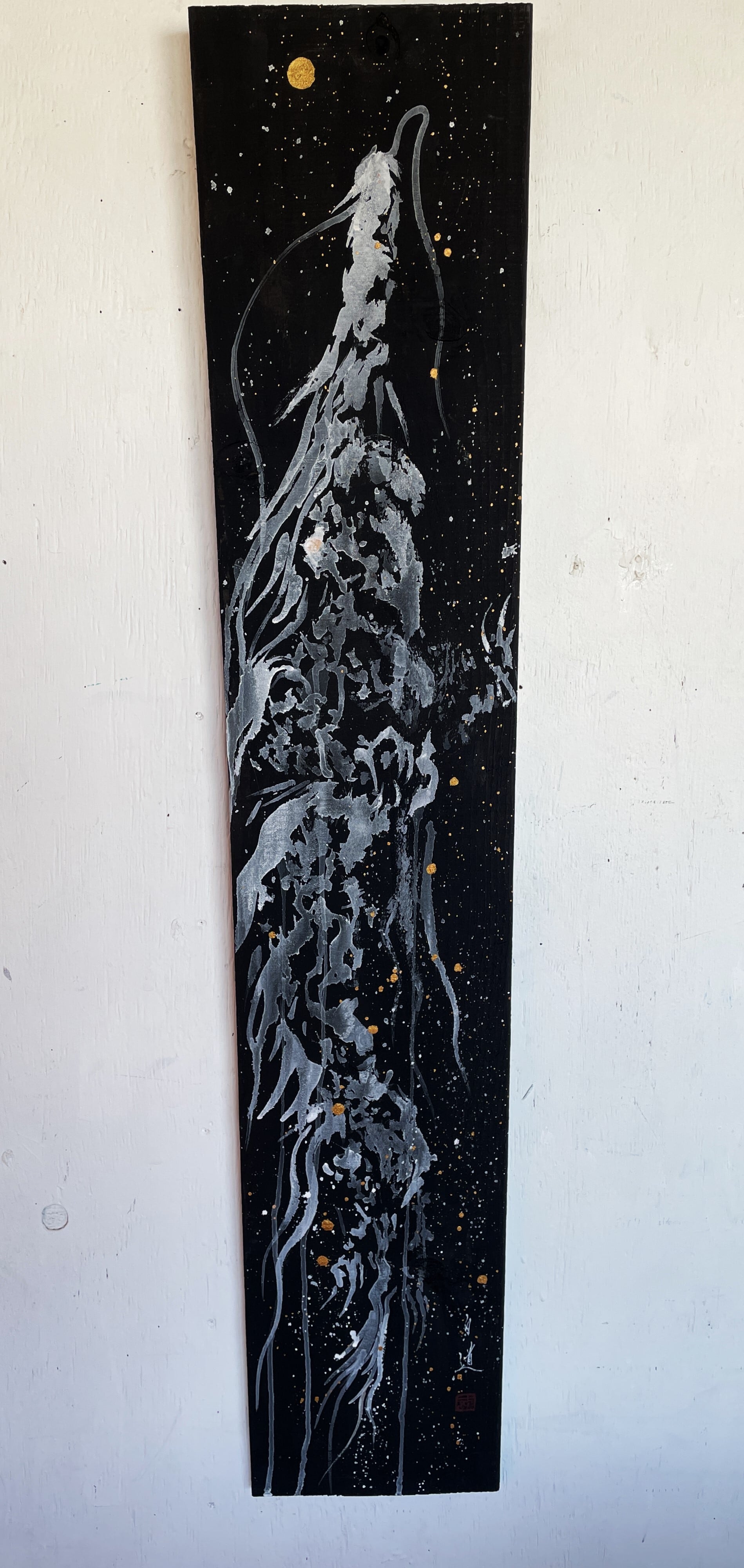 美品 掛け軸 現代水墨画家 絵師白道作「龍虎の図」共箱 墨絵 水墨画 美品 掛け軸 現代水墨画家 絵師白道作「龍虎の図」共箱 墨絵 水墨画 美