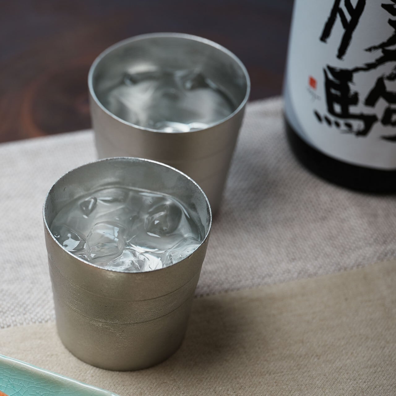 錫製のロックグラス》静波 ロックグラス（単品）｜銀雅堂 | 生活を