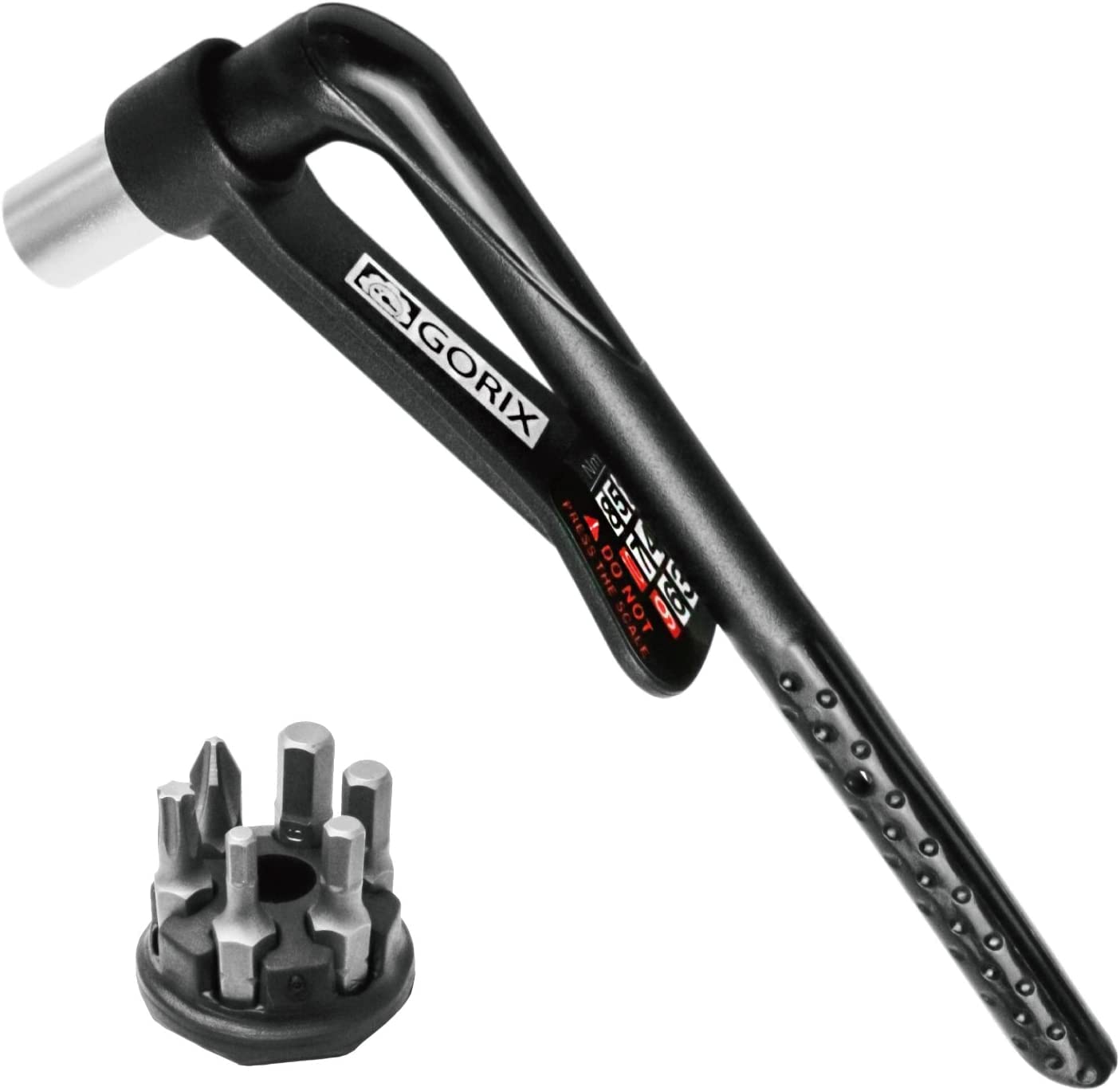 GORIX(ゴリックス)トルクレンチ 小型 ビットセット付き 8847 トルク測定器