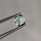 シーフォームトルマリン クッションカット 5.1x4.6mm, 0.48ct, アフガニスタン産