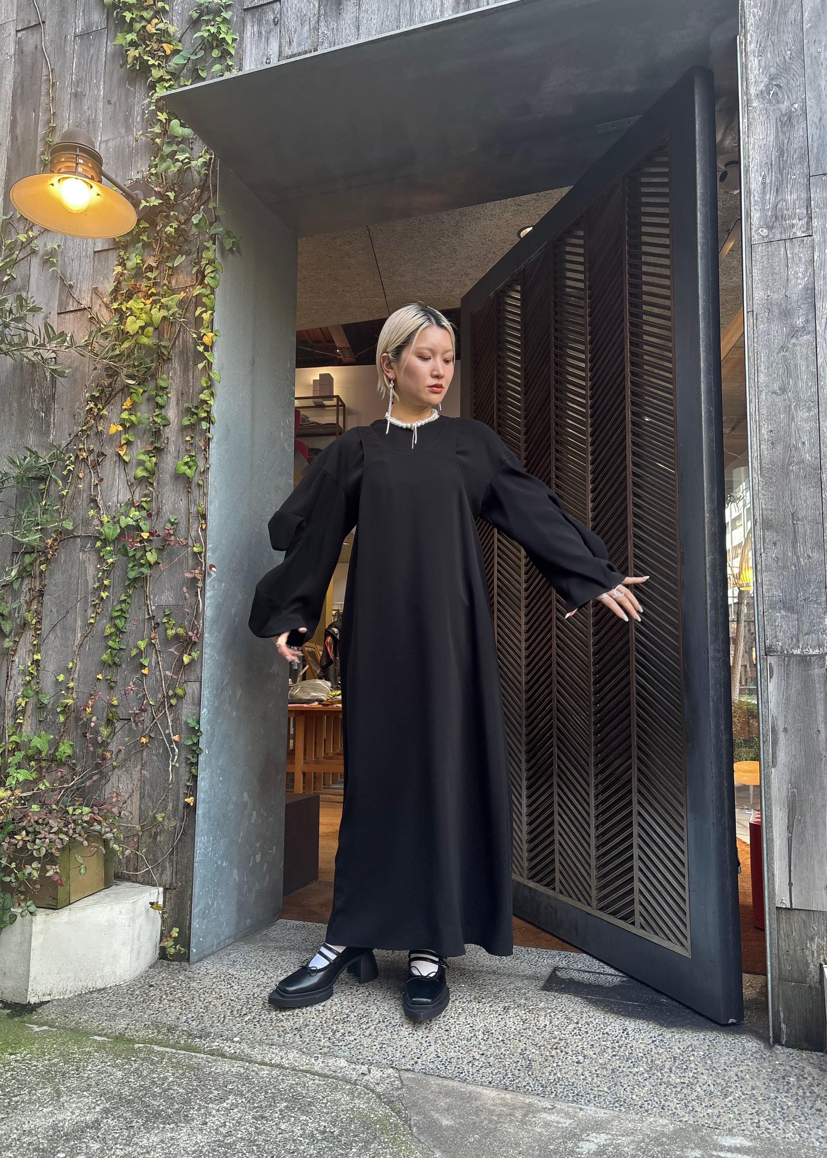 26SS】ENFOLD エンフォルド / レイヤードドレス ワンピース / LAYERED