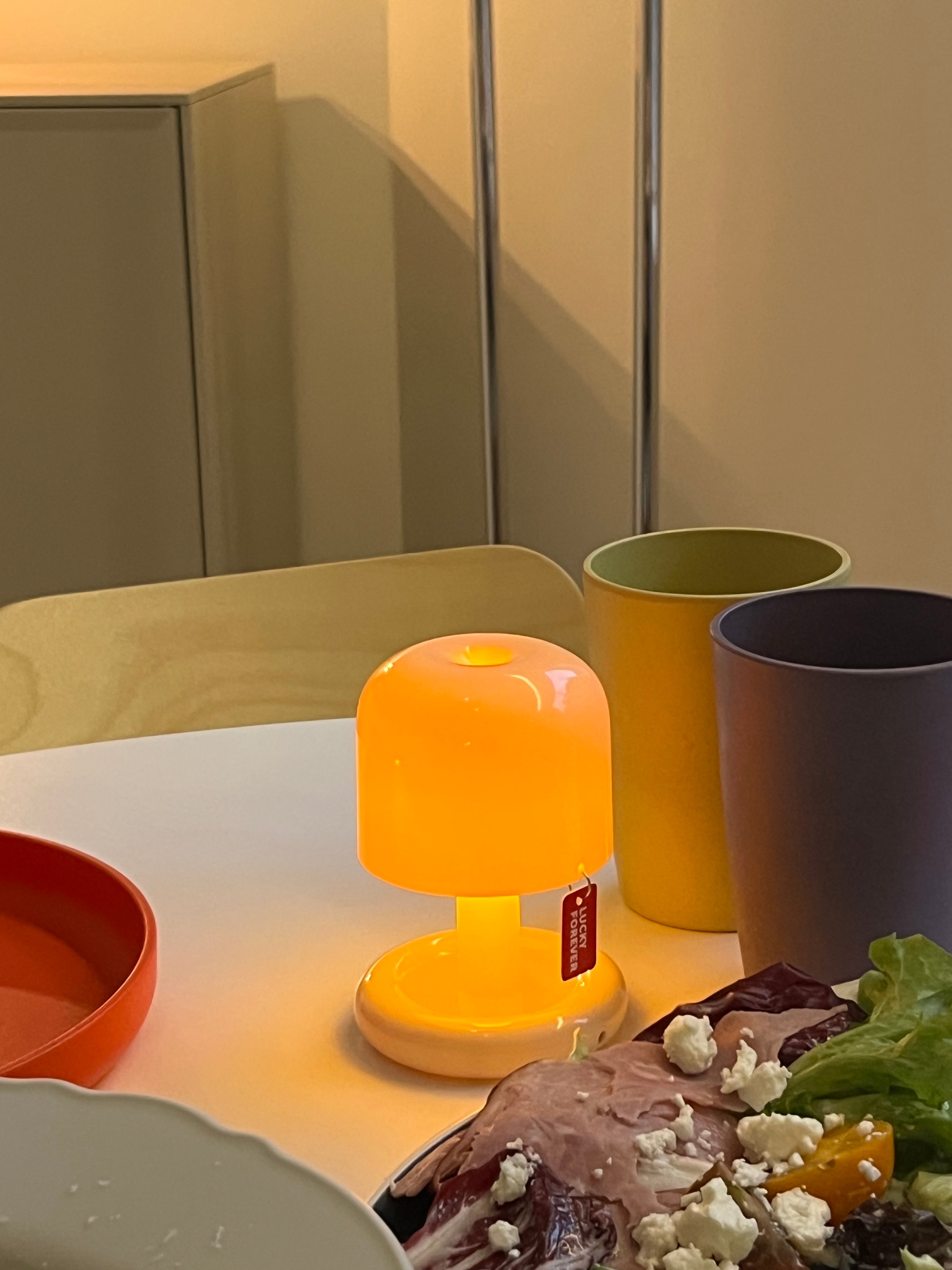 cream mini mood light / クリーム ミニランプ ムードライト ルーム