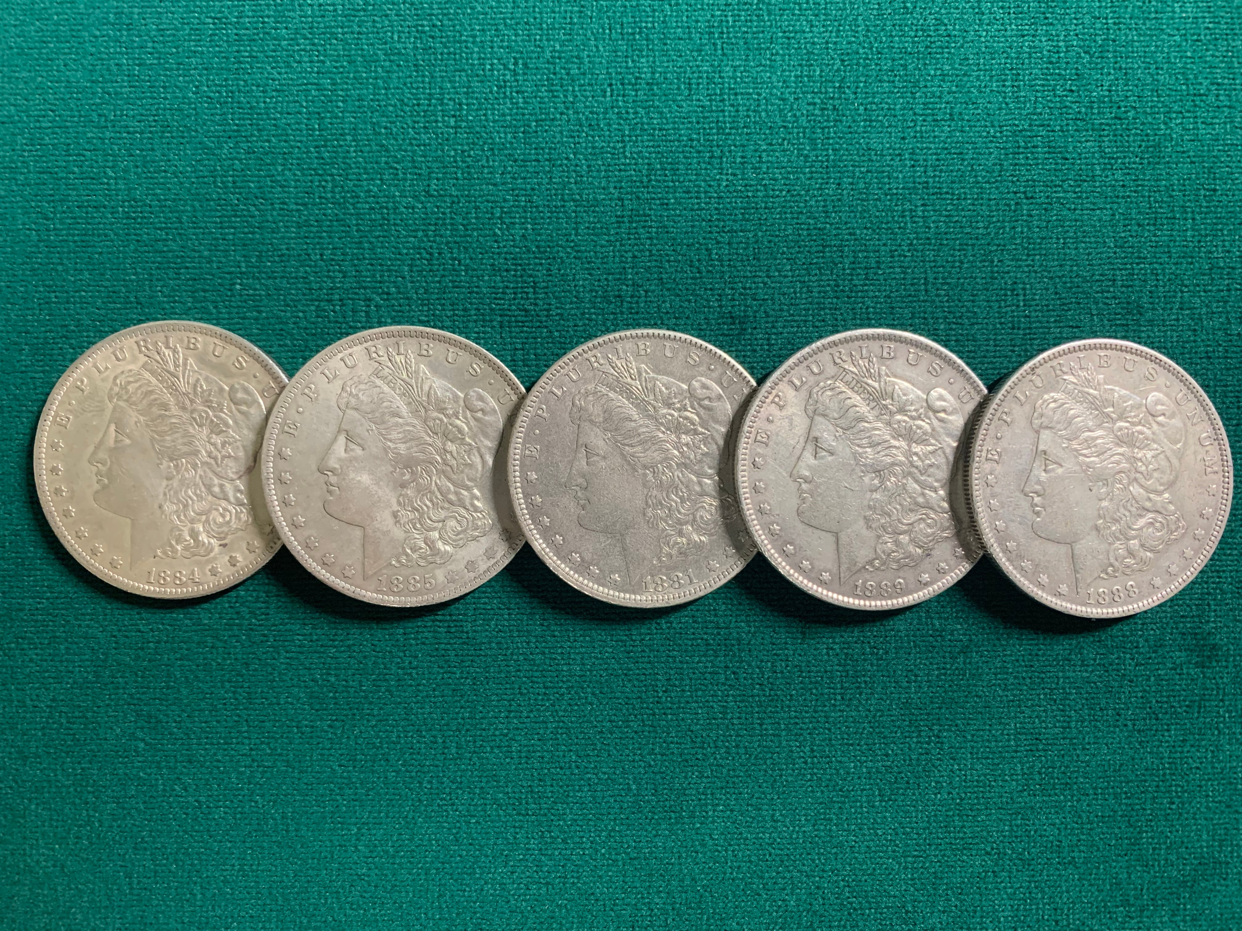 ダブルフローリン 銀貨 5枚 コインマジック用 ダブルフローリン