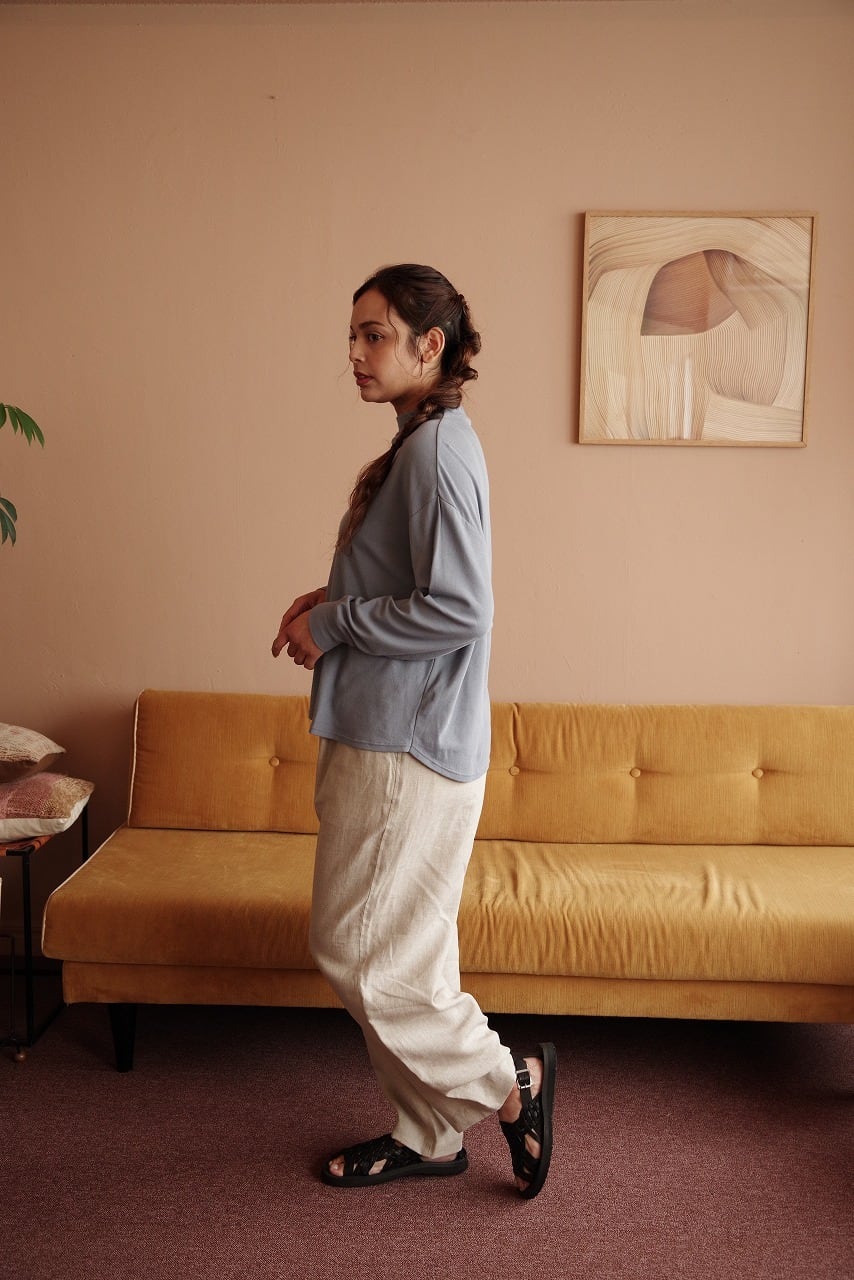 French Linen Wide Easy Pants