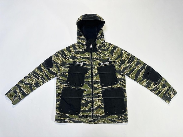 23SS Cotton Ripstop Tiger Camo Utility Fatigue Jacket / コットンリップストップタイガーカモユーティリティファティーグジャケット