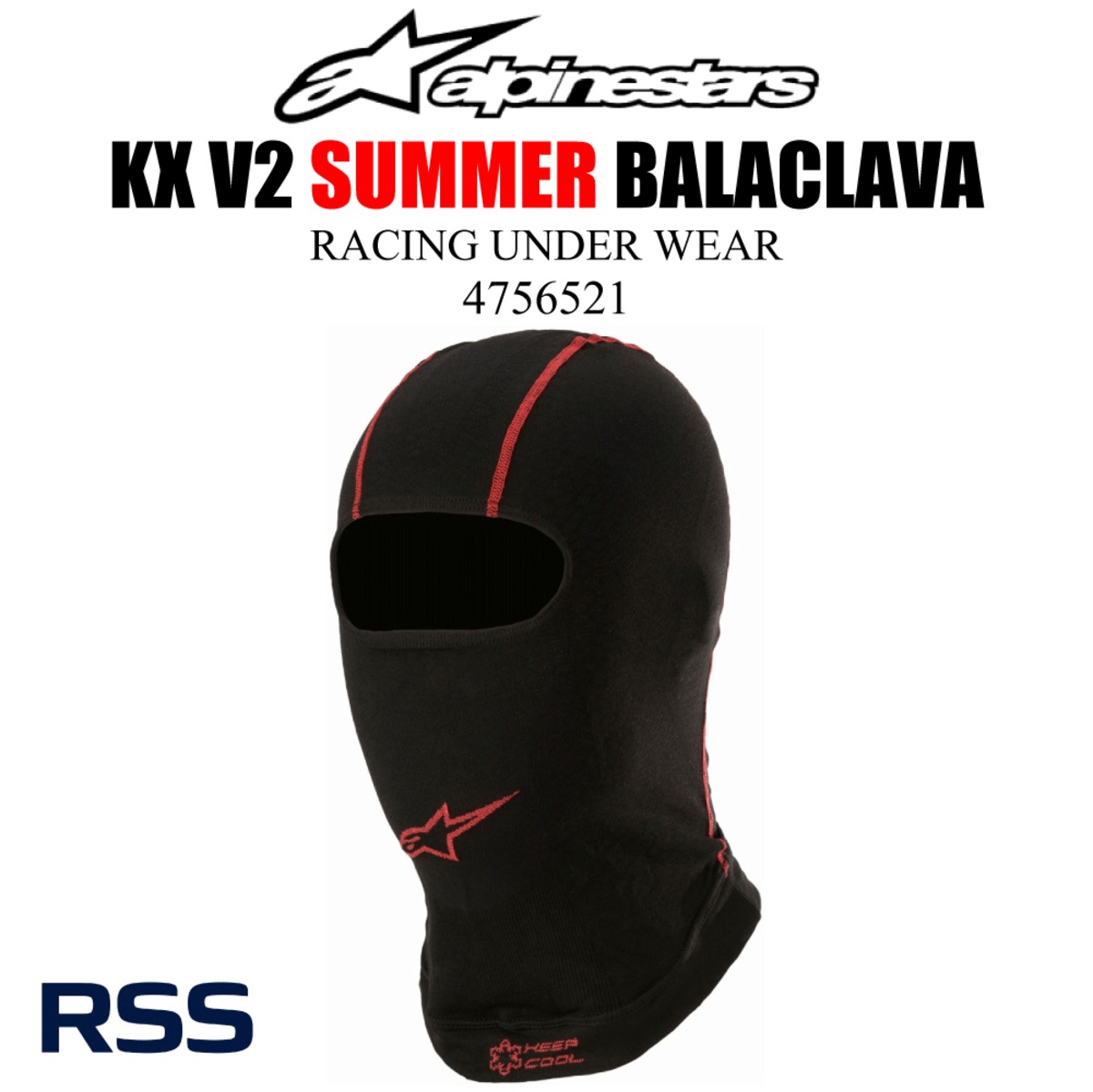 alpinestars（アルパインスターズ） KX V2 SUMMER BALACLAVA レーシングマスク フリーサイズ 4756521