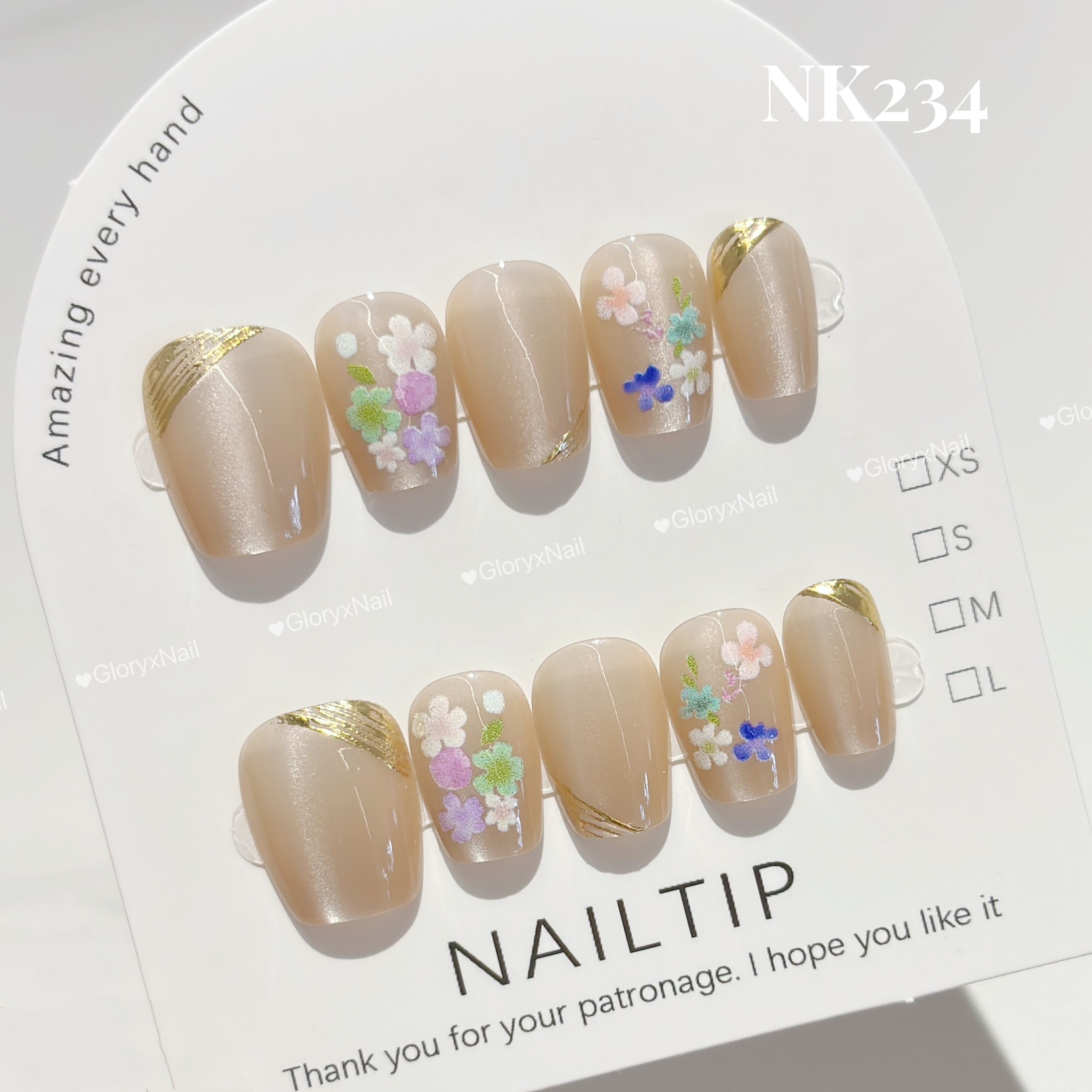 チップサイズ表♡サイズオーダー方法 ネイルチップ | Pay ID