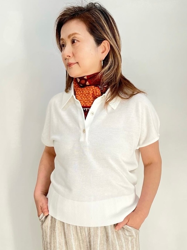 boussole  Sleeveless V-neck プルオーバー