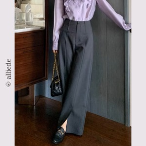 センタースリットワイドパンツ　A3556