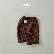 韓国子供服 / LALALAND / 26Autumn / ベベ ハートドット フリルパンツ / 秋服 / ベビー *6M~18M*
