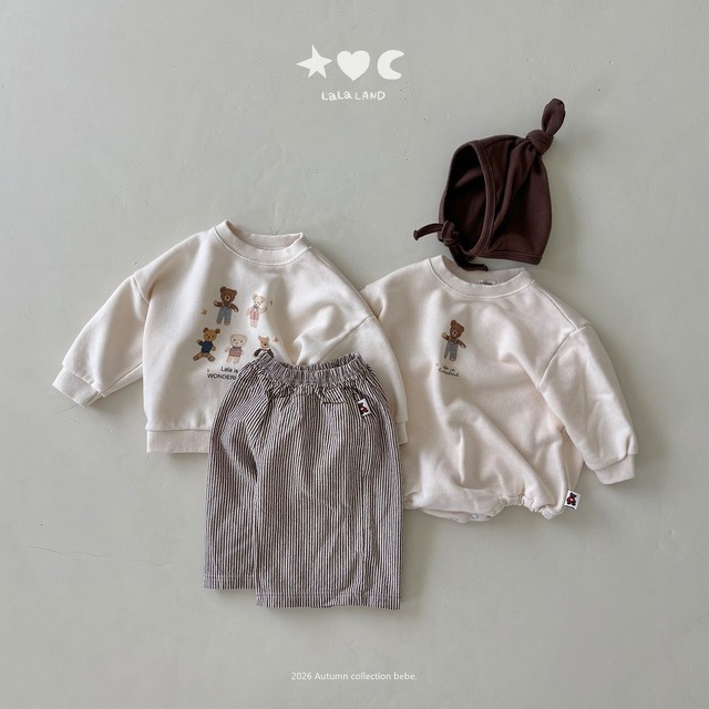 《予約》送料無料【lalaland】bebe ) Bear Suit