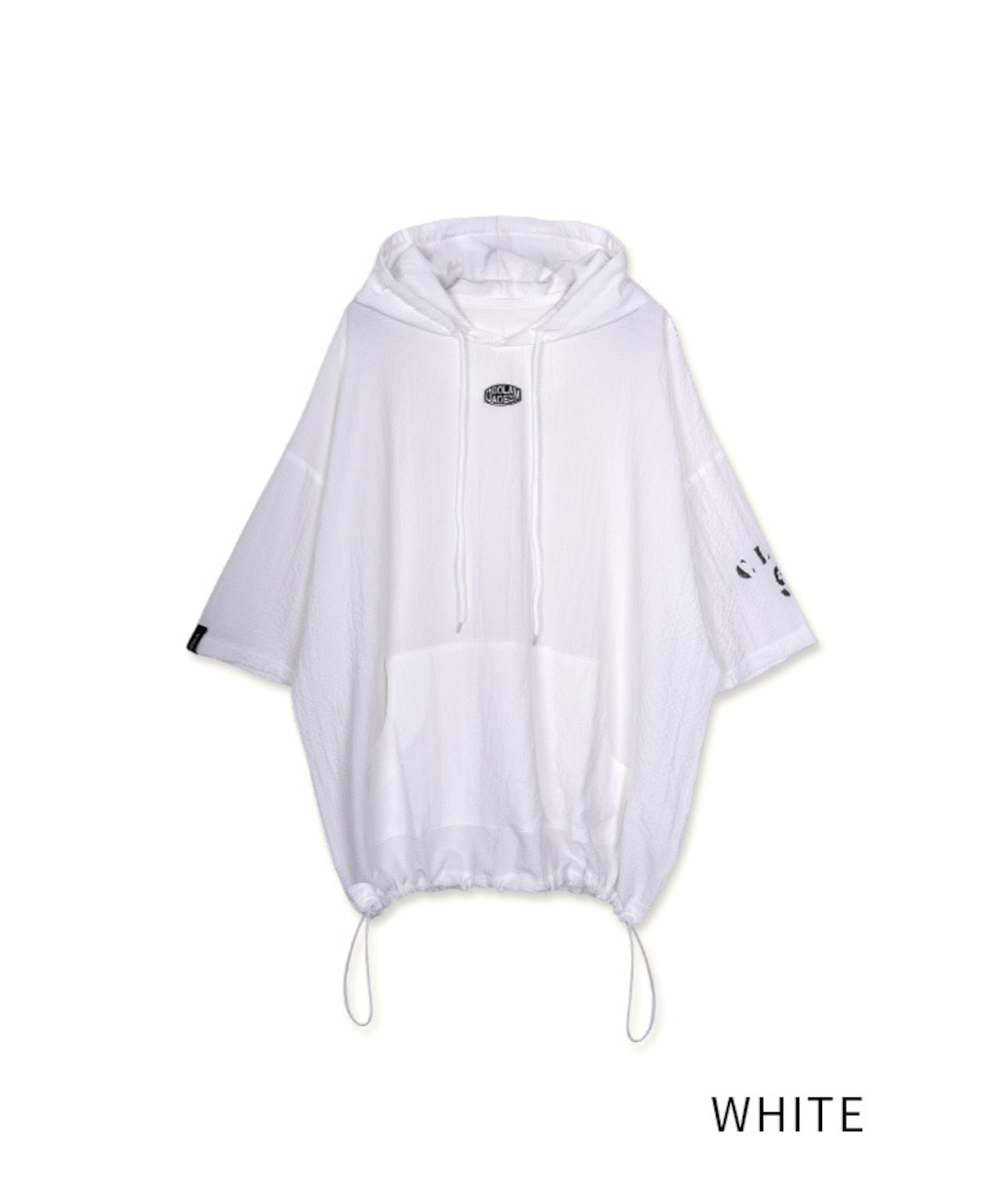 【直営限定ITEM】ソフトシアサッカーフーディー (WHITE) CQ-49002H