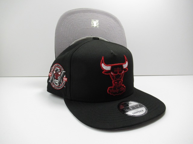 NEW ERA 9fifty Chicago Bulls　シカゴ・ブルズ　BLACK