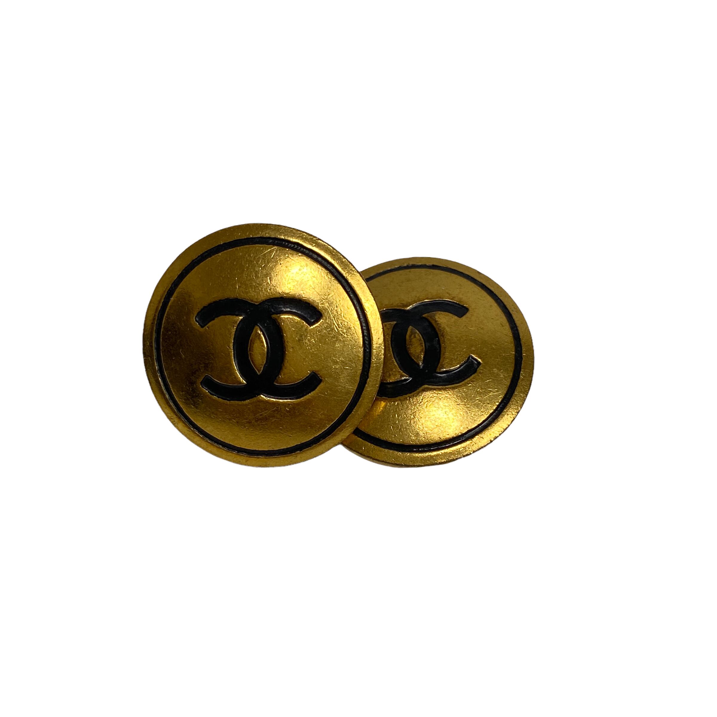 CHANEL シャネル イヤリング ブラック&ゴールド 94P 5739-202204 | rean