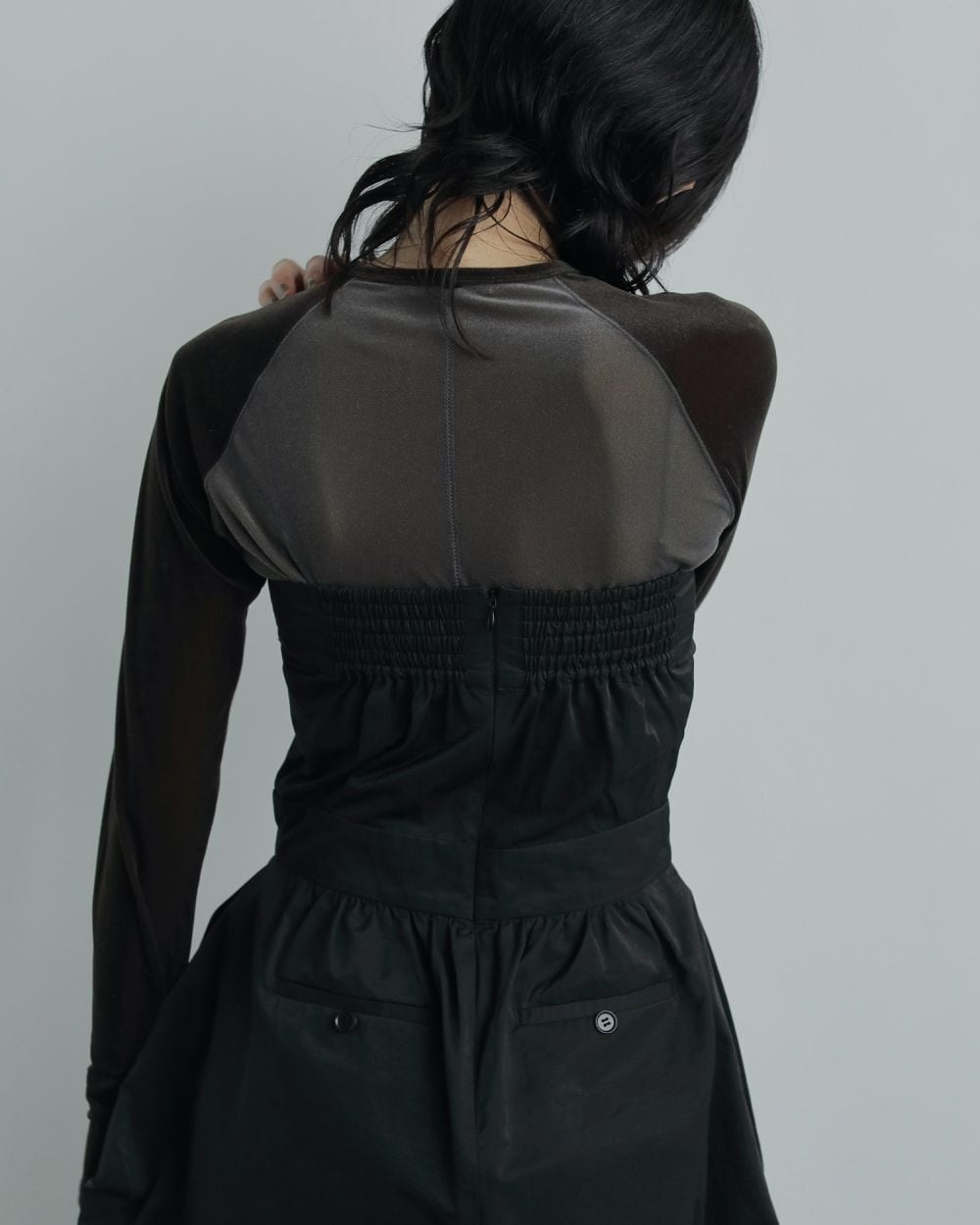 anuke(アンヌーク) Sheervelour Baseball T-shirts | サウスオレンジ