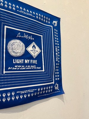 【予約販売】smell(s)like × ila stencil service light my fire original textile bandana