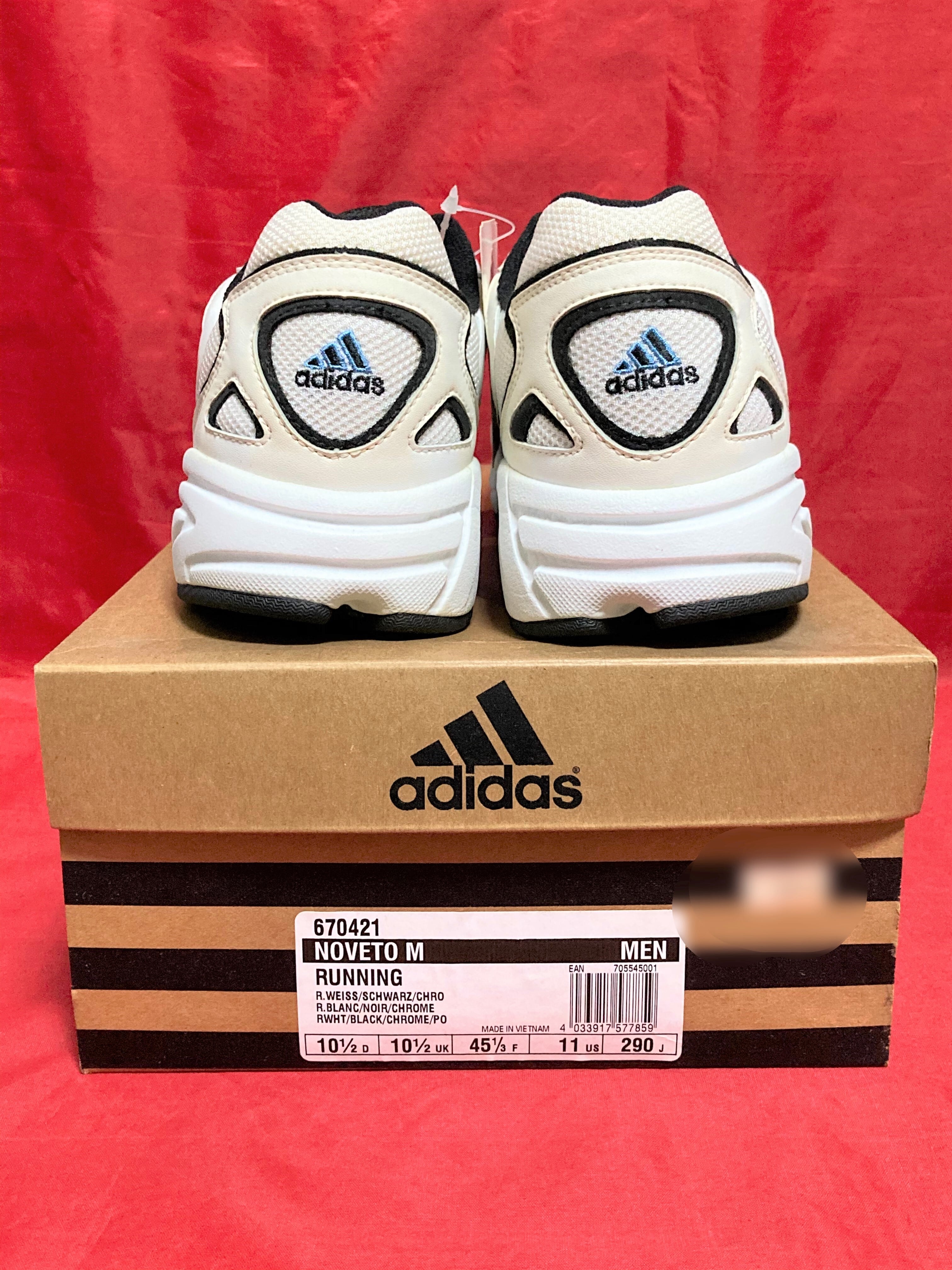 ★希少レア!アディダス NOVETO 赤 デッド ビンテージ195★ adidas - ☆希少レア!アディダス NOVETO 青 デッド ビンテージ195☆の