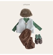 〖取寄〗韓国子供服 / 26winter / Little Hi / ガオーフリースパンツ / キッズ *XS~XL*
