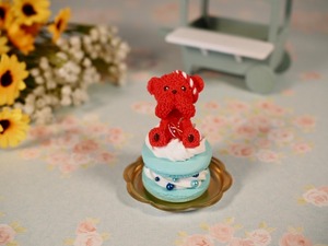ねじり鉢巻き＆ヨーヨークマカロンのオブジェ