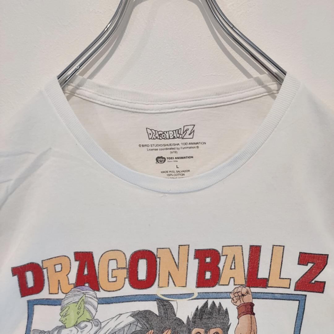 ドラゴンボールZ プリントTシャツ アニメT マンガ 白 赤 L 10381 ドラゴンボールZ プリントTシャツ アニメT マンガ 白 赤 L 10381
