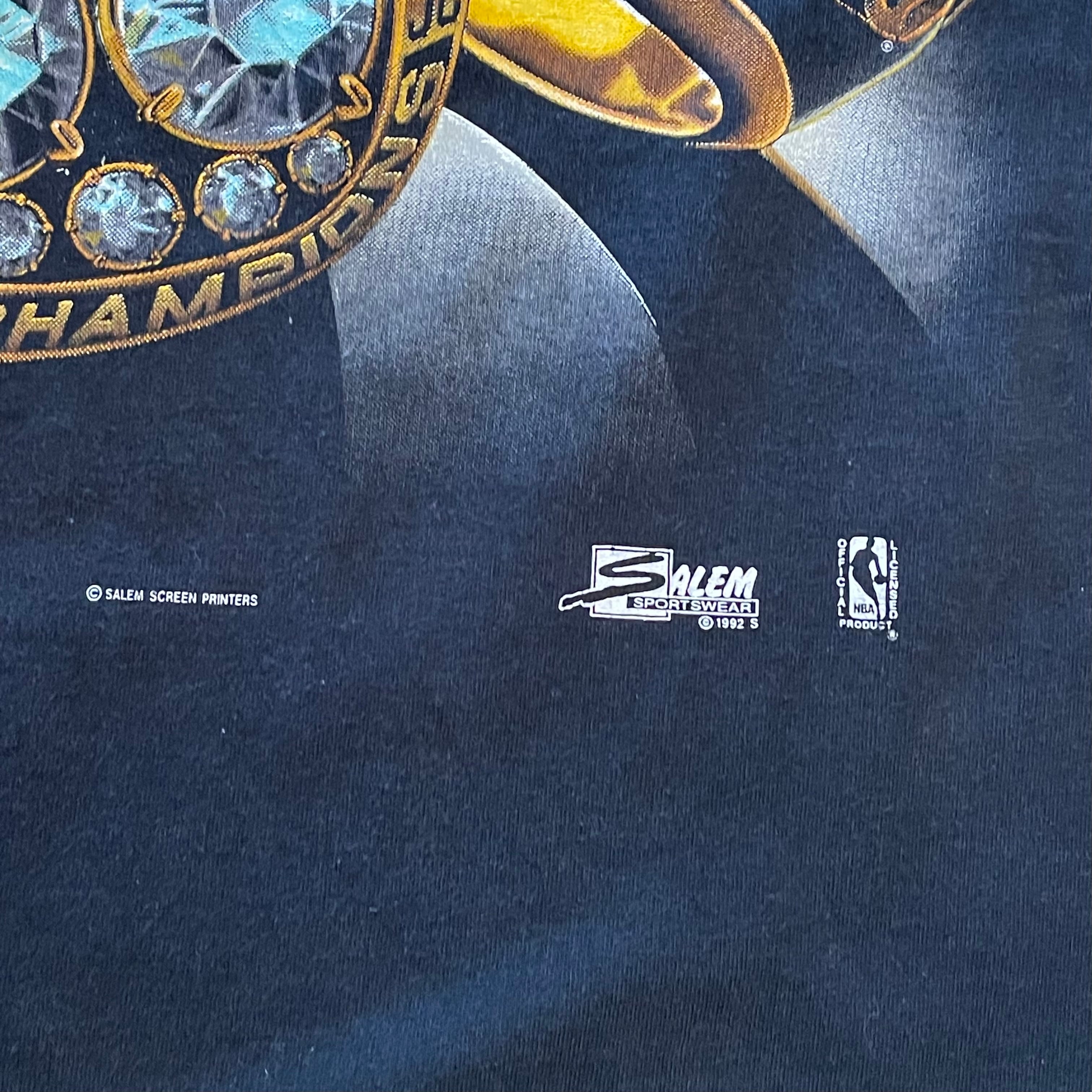 90s USA製 SALEM NBA シカゴブルズチャンピオン tシャツ
