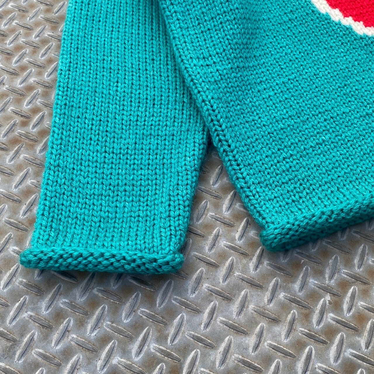 CC "BIG APPLE" HAND KNIT -GREEN-