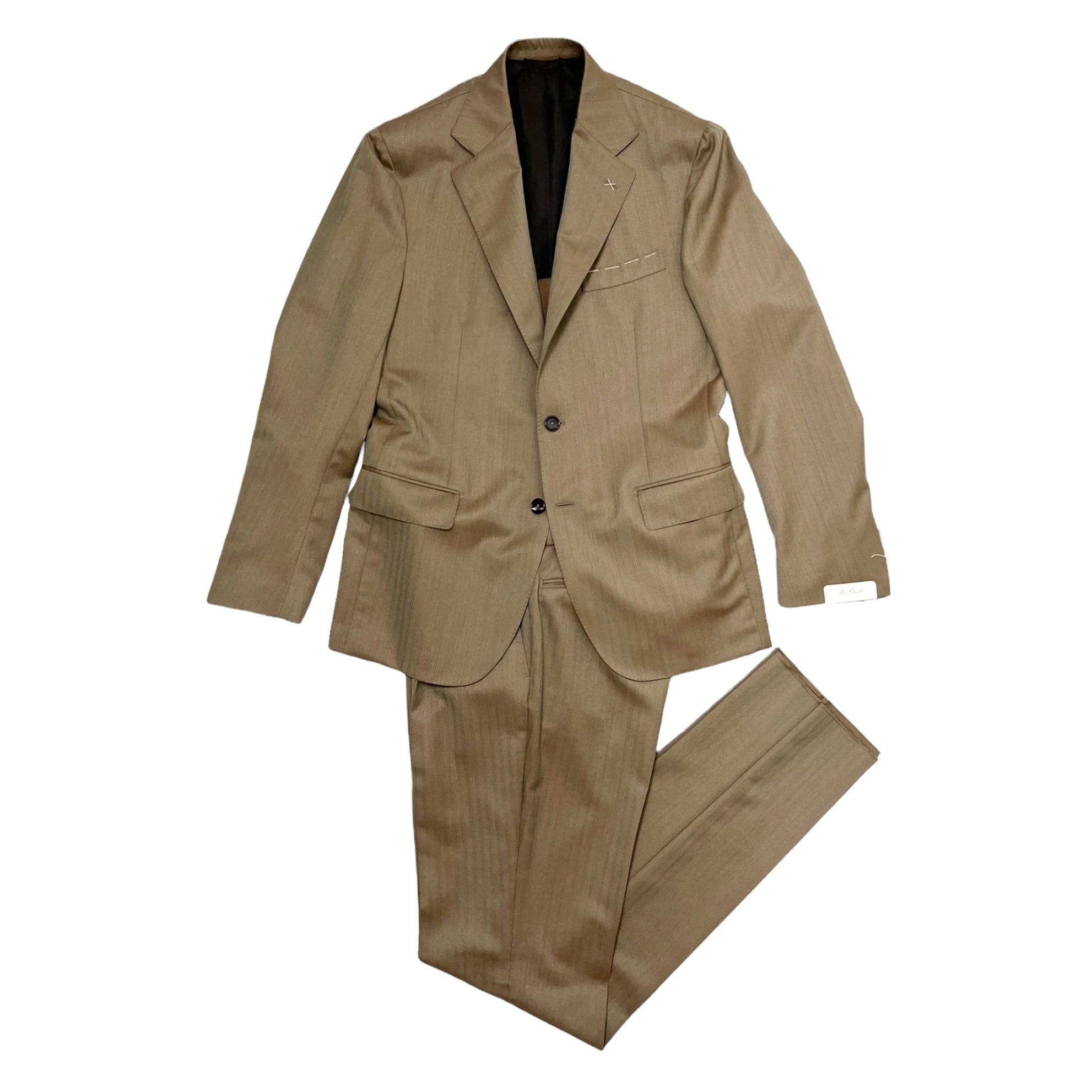 De Petrillo(デ ペトリロ) SUIT NAPOLI Z/C(TS20260R/449)/BEIGE