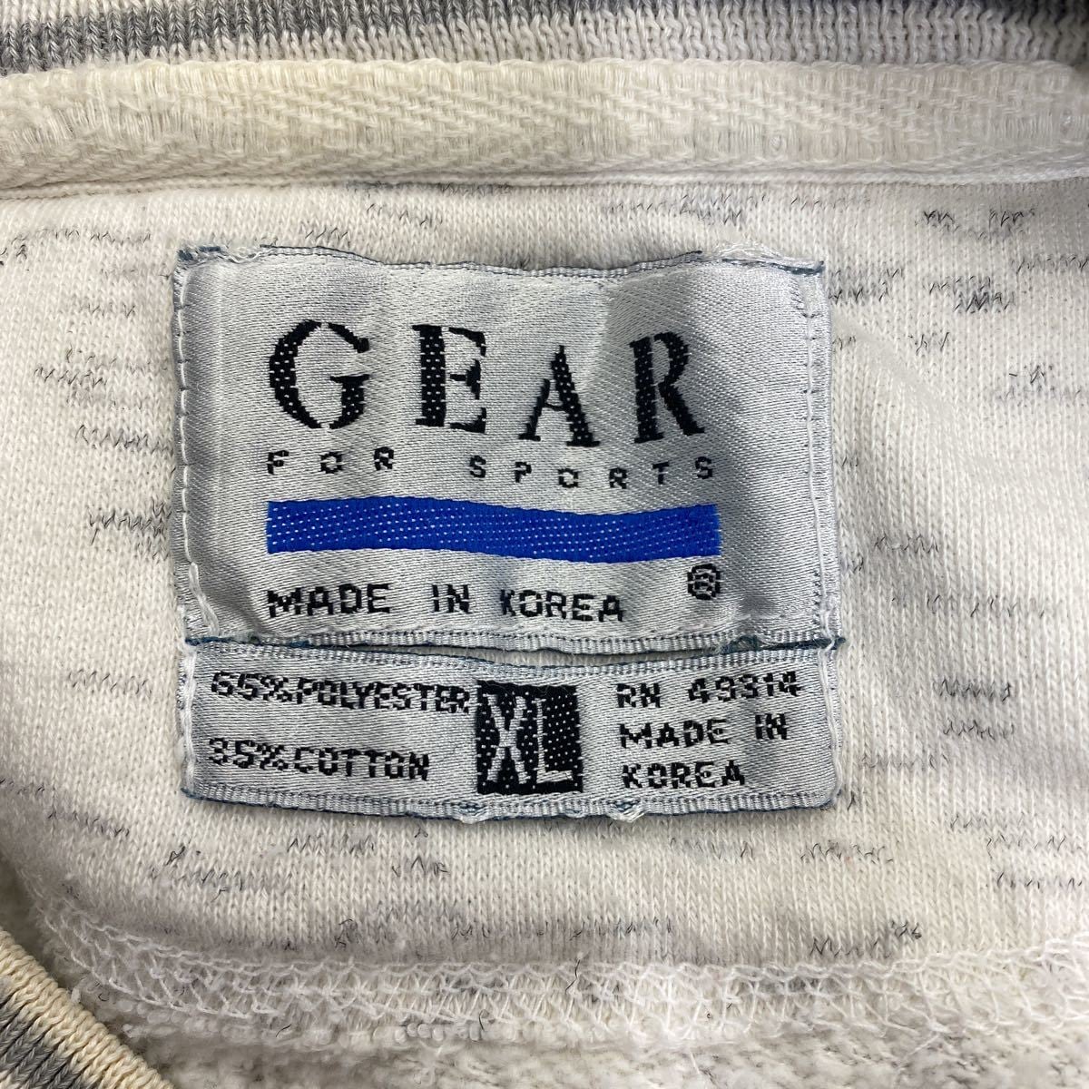 90’s GEAR FOR SPORTS プルオーバー スウェット シャツ トレーナー ミッキーマウス プリント 長袖 MADE IN USA サイズ：XL レッド