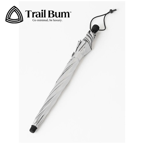 TRAIL BUM トレイルバム SWING LITEFLEX UMBRELLA UV 軽量 UVカット50+ ハイキングアンブレラ 晴雨兼用 シルバー 209g
