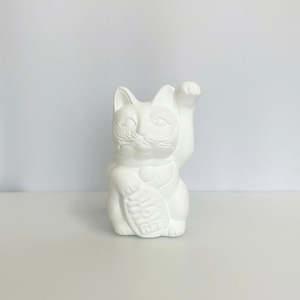 Plaster pot / Maneki cat【 Aquvii 】