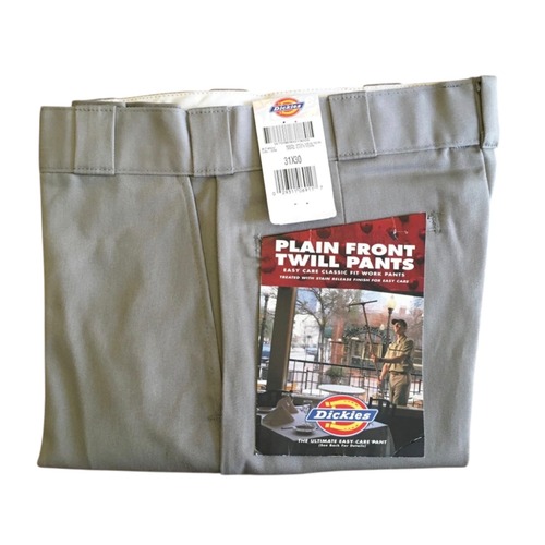 Dickies 874-SV / Silver / Deadstock / W31 L30 / Made in USA