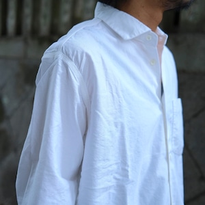 Sans limite(サンリミット) / ボックスワイド3本針シャンブレー オックス-white-(W2601240)