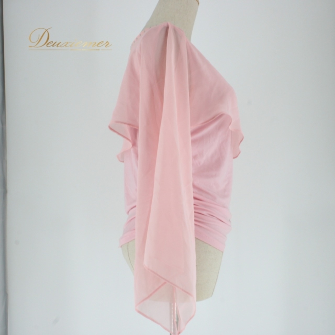 社交ダンス 衣装 スタンダード トップス レッスンウェア レディース Create-Sun クリエイトサン ピンク系 ラインストーン 無地 練習着 春色 伸縮性 練習用 女性用 トップス おしゃれ ダンスウェア コスチューム ストレッチ ルームウェア ラウンドネック ベーシック 体型カバー 袖あり デザイン性 パーティー用 発表会用