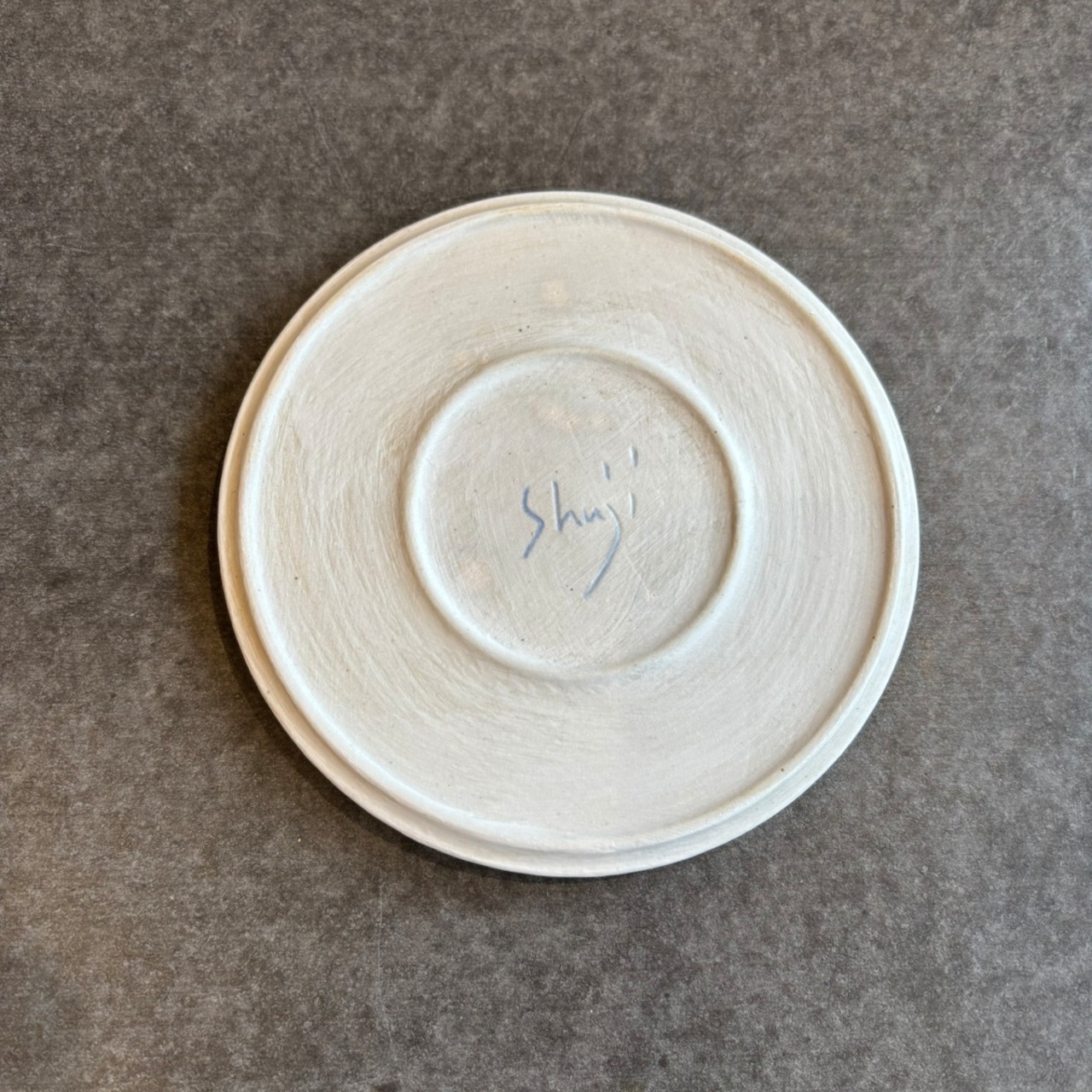 【児玉修治】 ラウンドプレート5寸　カンヴァス