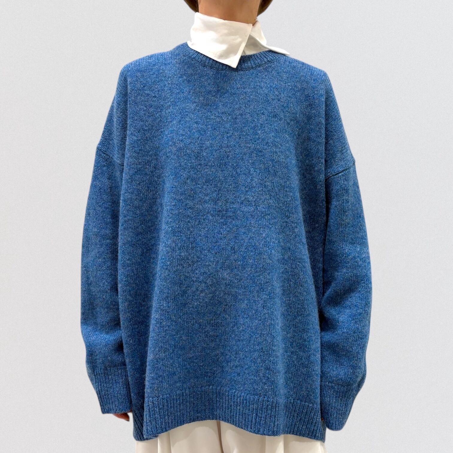 じょるの mizuiro ind MG crew neck wide pullover | CoCo Cuore