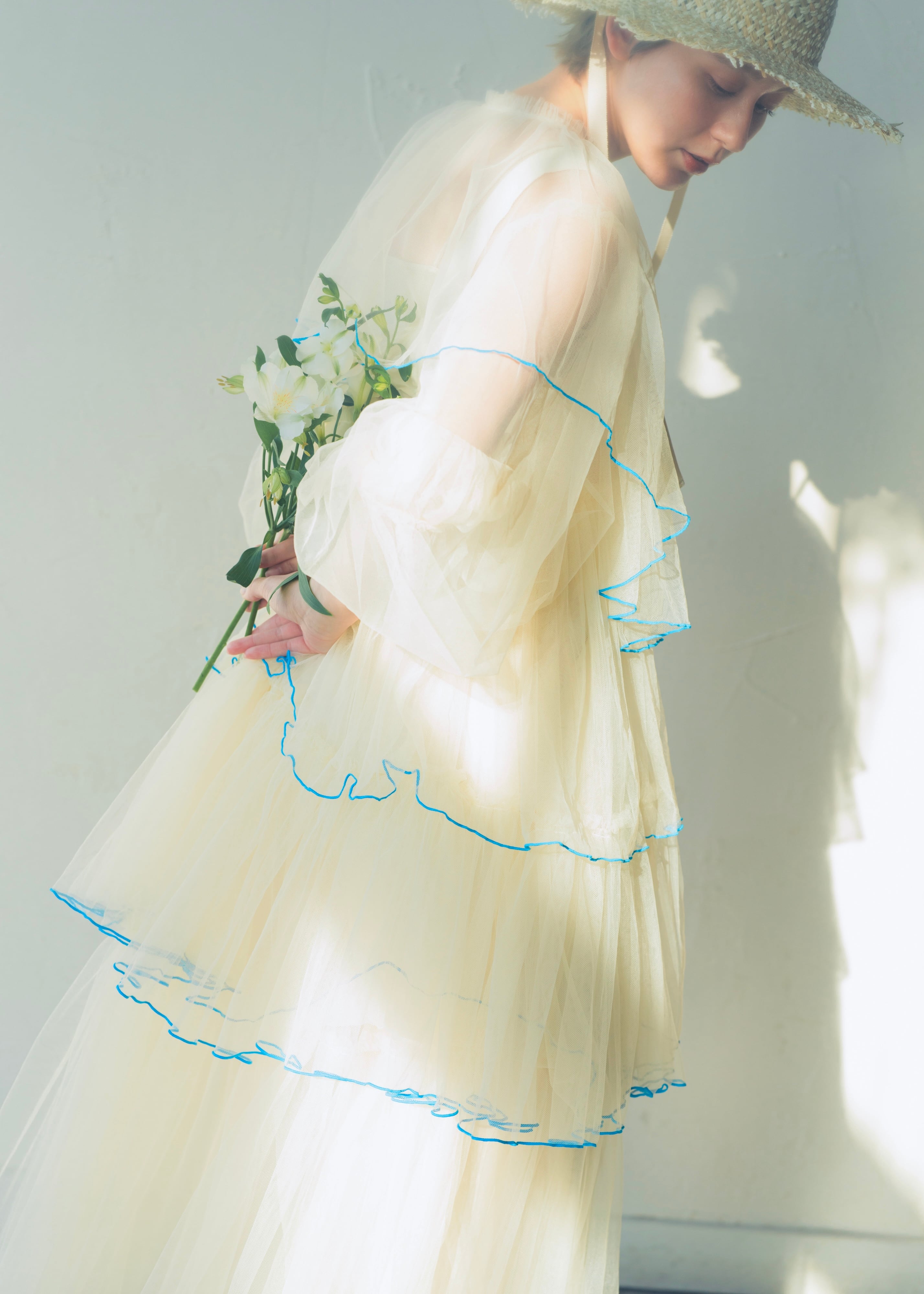 RANUN MELLOW / SEA WHITE | ORIENT MILLINERY