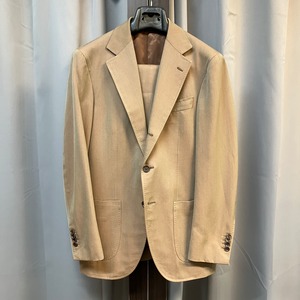 BEAMS F "SOLARO" COTTON/WOOL SUIT 《44》