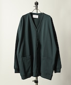 DEPROID Mini fleece medium-length cardigan (GRN) DP-258