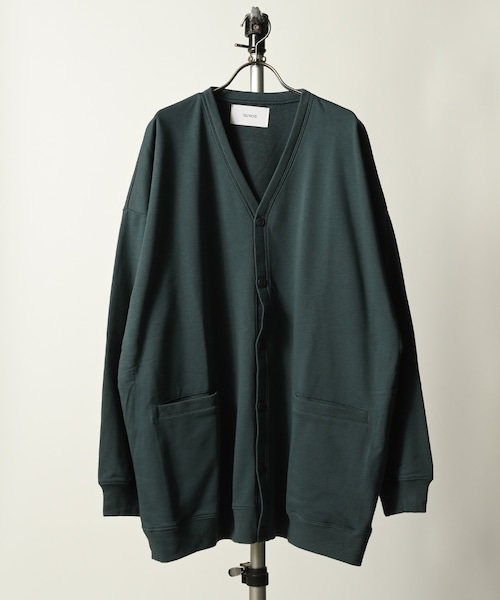 DEPROID Mini fleece medium-length cardigan (GRN) DP-258