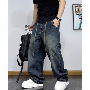 Vintage wash baggy jeans 1497