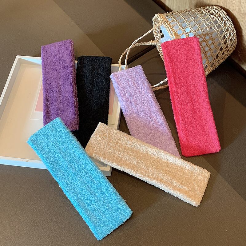 カラーヘアバンド ストレッチ エラスティック 伸縮 ヘアアクセサリー ブラック・アイド・ピーズ8725823374