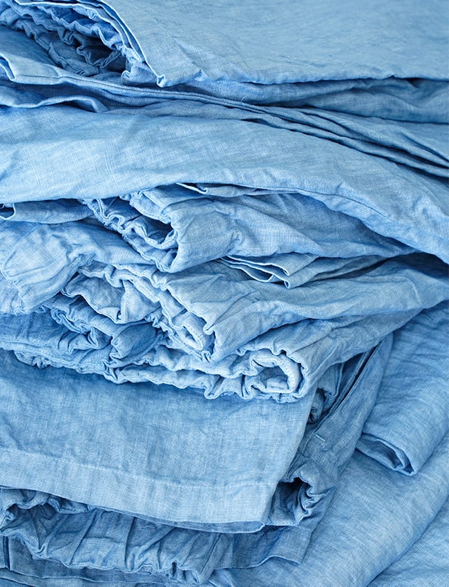 aulico : LINEN PANTS / ICE BLUE | aulico