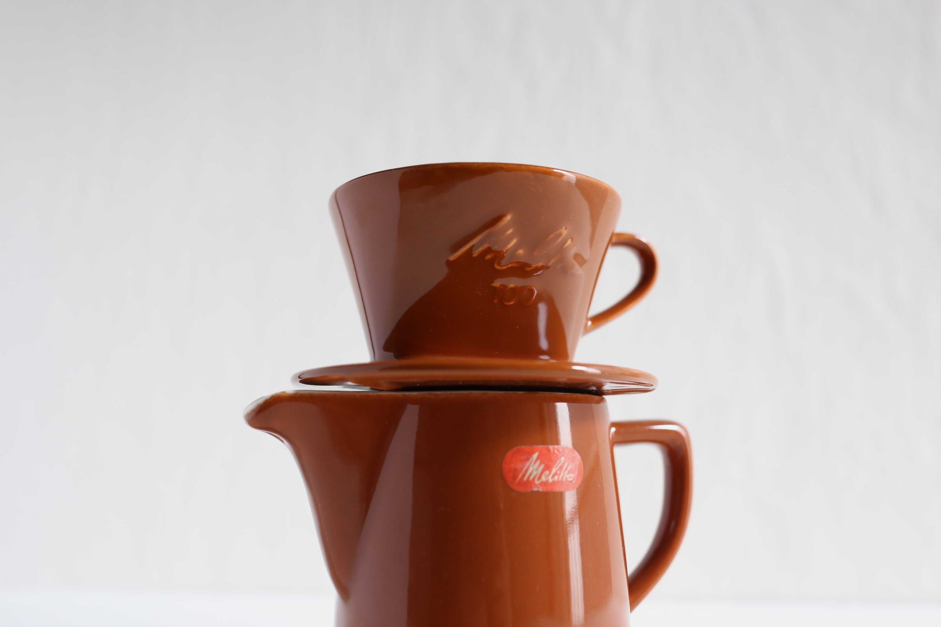 ドイツ ヴィンテージ Melitta メリタ 陶器 ポット＆ドリッパー セット