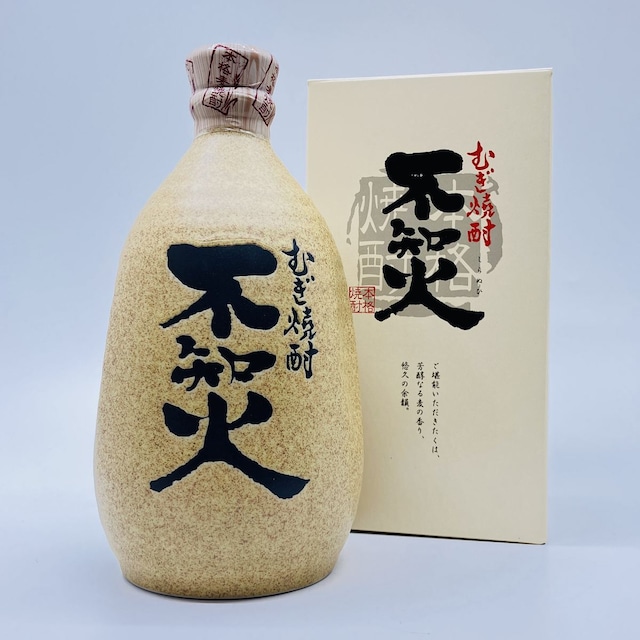 不知火　陶器　25°　720ml　箱入り　しらぬい　焼酎　アサヒビール　麦焼酎