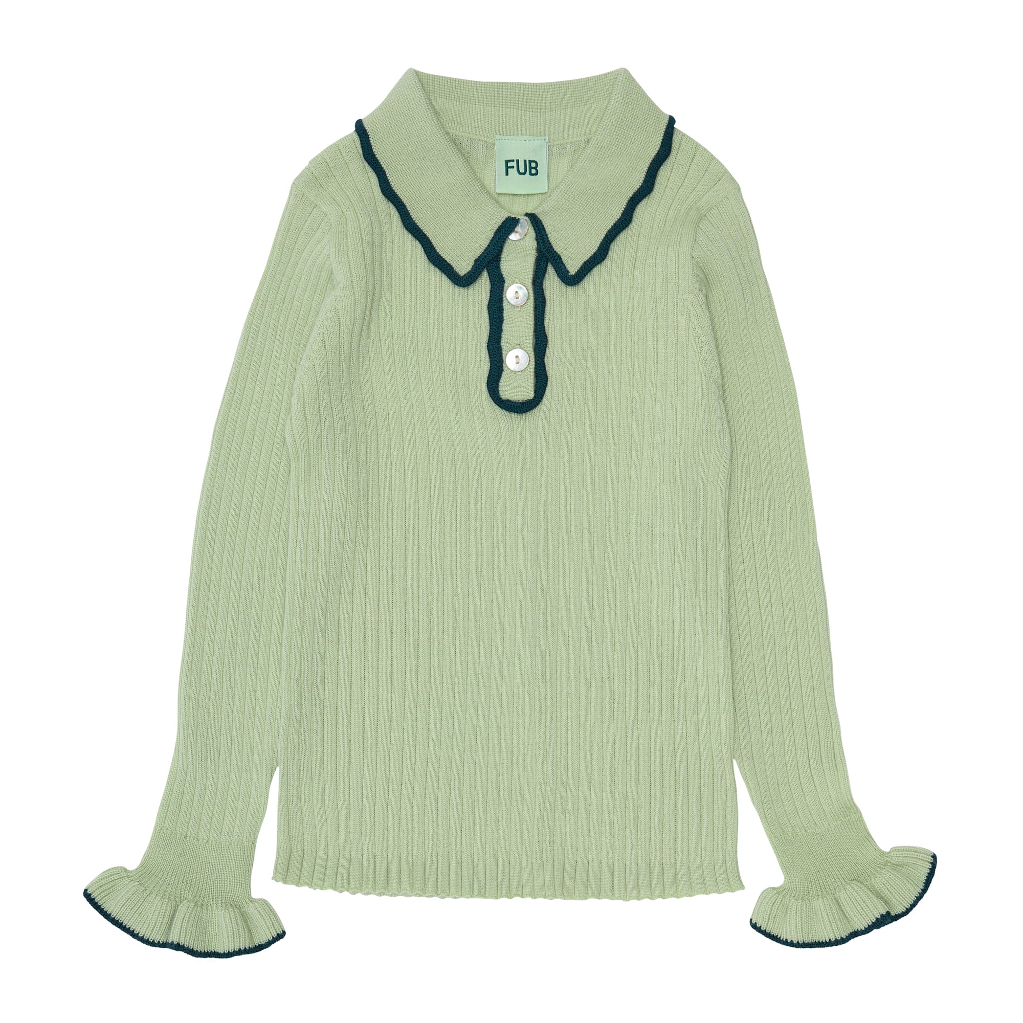 FUB / Rib Polo / PISTACHIO | HAKONIWA PRODUCTS | ハコニワ