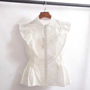 ウエストコードフリルブラウス　A2245